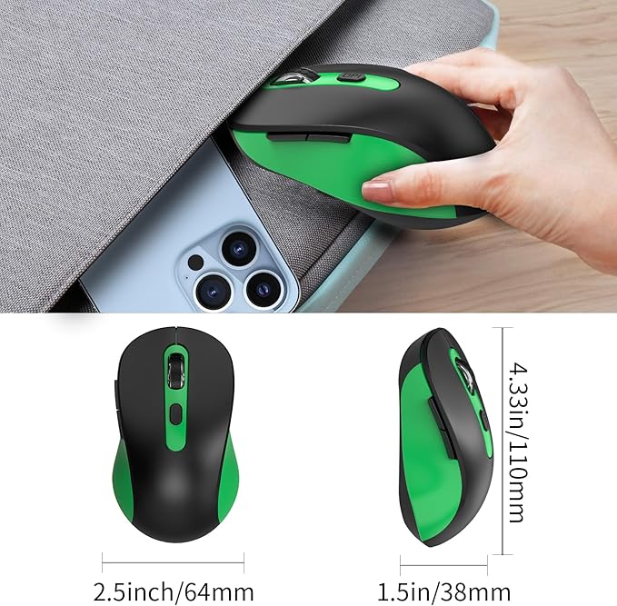 Wireless Mouse for Laptop, Chromebook, Silent Wireless Mouse - Image 7
