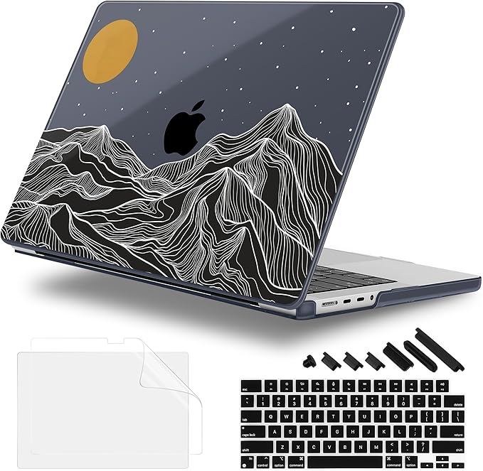 for MacBook Pro 16 inch Case 2021 2022 2023 2024 Release A3186 A3403 M4 A2991 by WelcomeViseNewitems