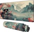 Gaming Desk Pad Large Extra Length Evil-Looking Skull Mouse Pad Keyboard Laptop by Unknown