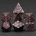 Metal DND Dice Set, Polyhedral Metallic Dice by Unknown