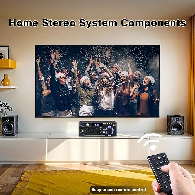 AK45 Stereo Receivers Amplifier Home Audio - Image 7