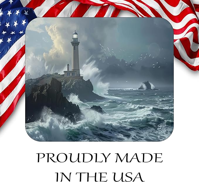 Coastal Shoreline Waves Sandy Beach Theme Mouse Pad Mat Mousepad - Image 5
