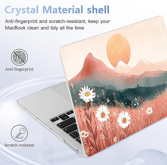 Case for MacBook Pro 13 inch with/Without Touch Bar, Hard Shell + Keyboard - Image 6