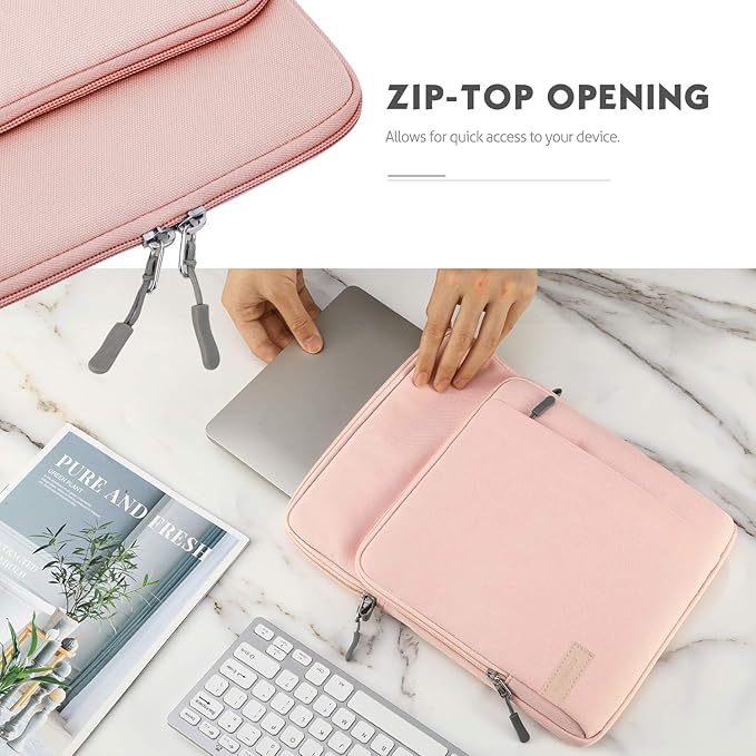 MoKo Laptop Sleeve Bag for 13.3-14 Inch, Notebook Carrying Case - Image 5