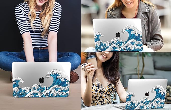 CISSOOK Ocean Case for MacBook Pro 14 inch 2021 2022 2023 2024 Release Model - Image 7