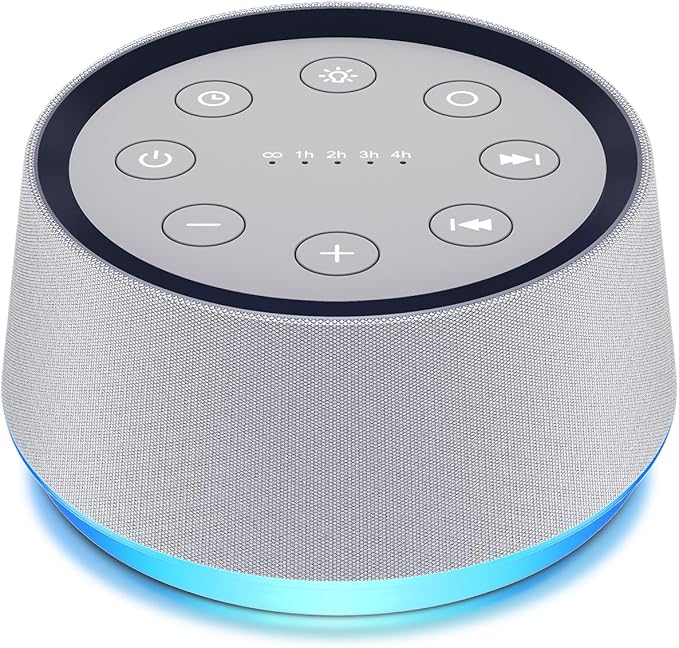 Brown Noise Sound Machine with 30 Soothing Sounds White Noise Machine 12 Colors by LazyNight