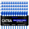 Rapink Patch Cables Cat6a 0.5ft Slim, Cat6a Ethernet Patch Cable 10G Support by Rapink