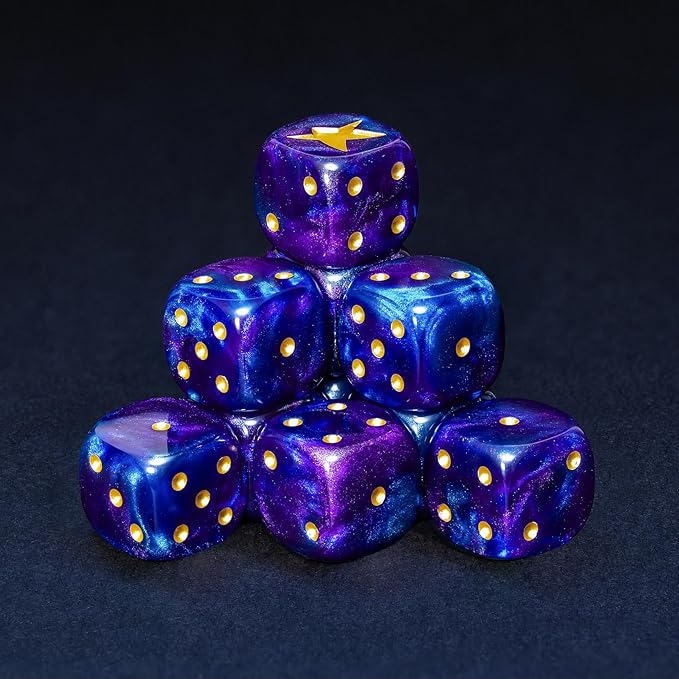 Cthulhu D6 Dice Set – 10 x 16mm Resin Dice - Image 4