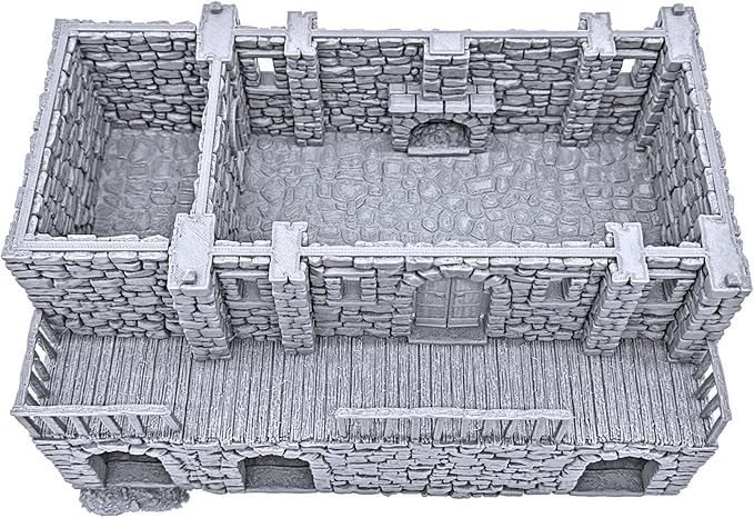 Black Rock Barracks by Printable Scenery, 3D Printed Tabletop RPG Scenery and - Image 5