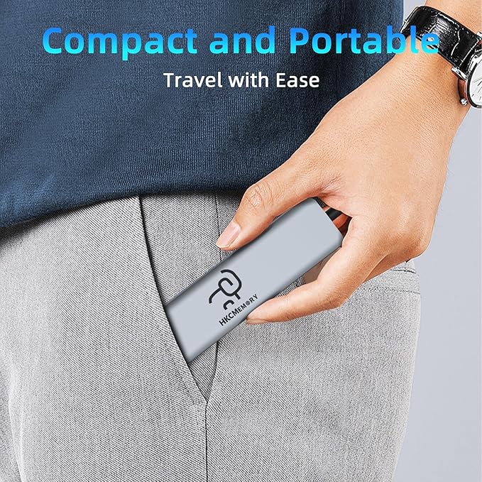 USB C Hub 7-in-1, 4K HDMI, 100W PD Charging, USB 3.0/2.0 Ports, SD/TF Reader - Image 8