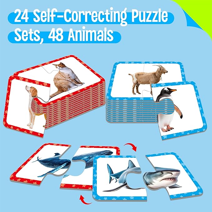 48 Animal Matching Puzzles - Image 2