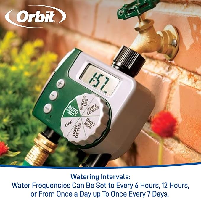 Orbit 58910 2-Outlet Programmable Digital Hose Watering Timer - Image 3