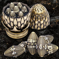 ARUOHHA DND Metal Dice Bronze Dragon Egg Dice by ARUOHHA