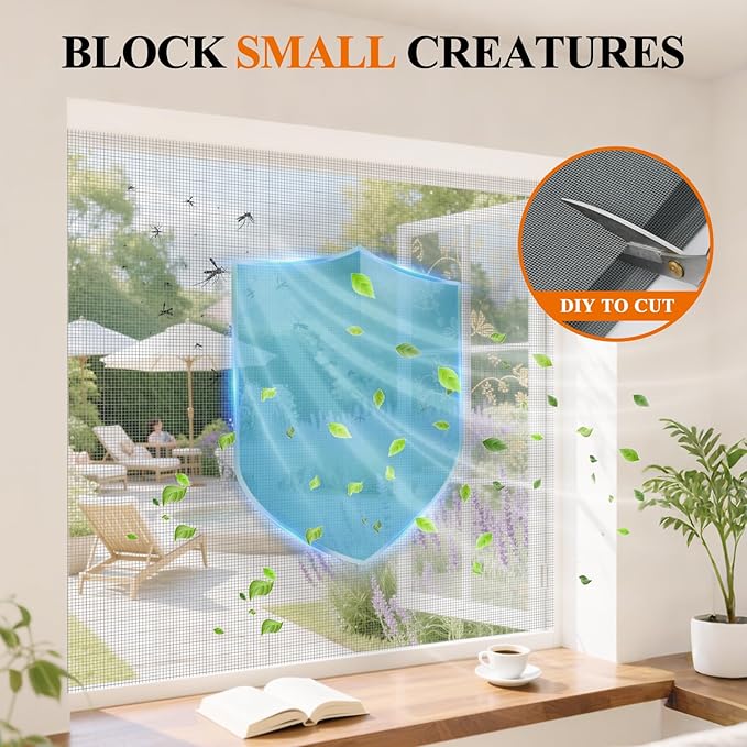 MAGZO Window&Door Screen Replacement Kit, - Image 4