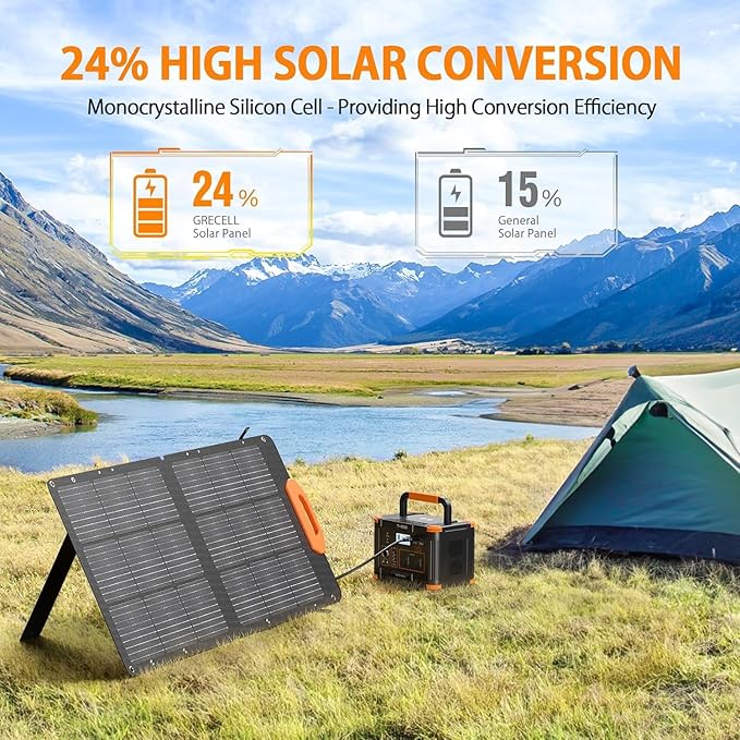 GRECELL Portable Solar Generator 500W - Image 6
