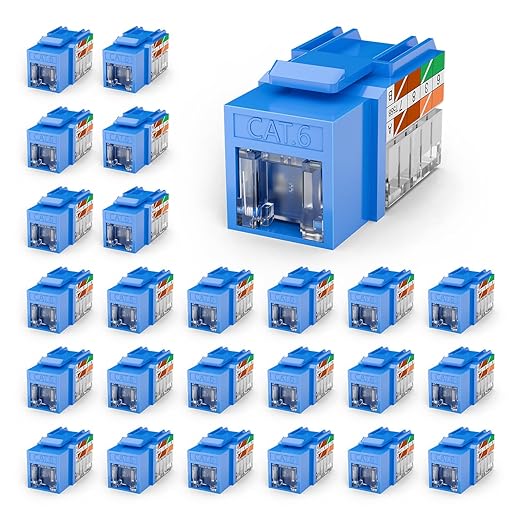 VCELINK RJ45 Cat6 Keystone Jacks by VCELINK
