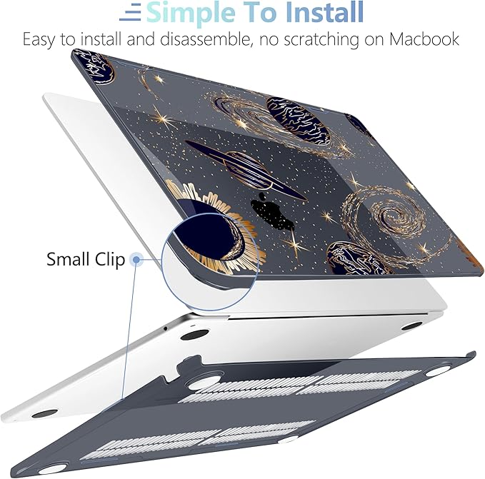 MEEgoodo Case for M4/M3/M2 MacBook Air 13.6 inch Case 2025 2024 2022, Fit Model - Image 5