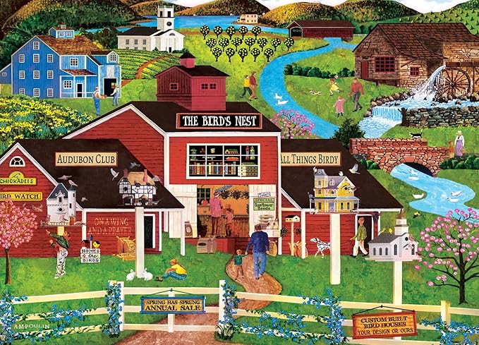 MasterPieces - 500 Piece Jigsaw Puzzle, Large EZ Grip Shapes, The Bird’s Nest - Image 7
