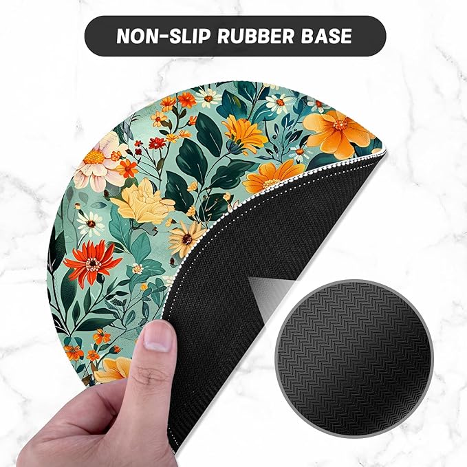ITNRSIIET Round Mouse Pad with Stitched Edge Premium-Textured Waterproof - Image 3