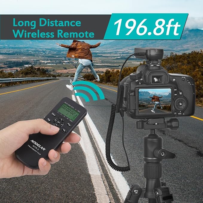 Wireless Shutter Camera Remote Intervalometer Timer Compatible - Image 3