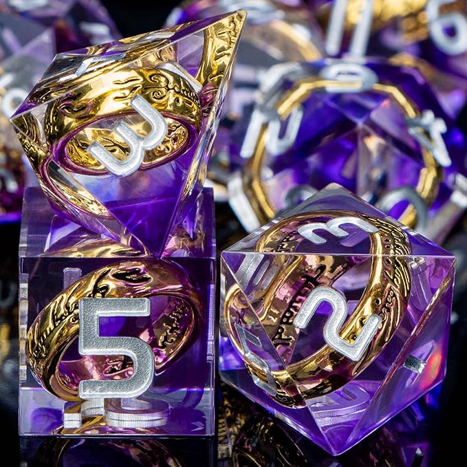 Magic Golden Ring DND Dice Set - Image 7
