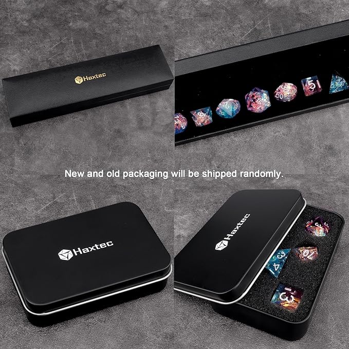 Haxtec Sparkling Sharp Edge Dice Set - Image 5