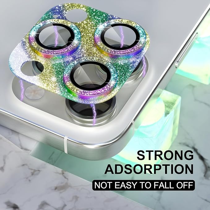 Choiche Compatible for iPhone 16 Pro/iPhone 16 Pro Max Camera Lens Protector - Image 6