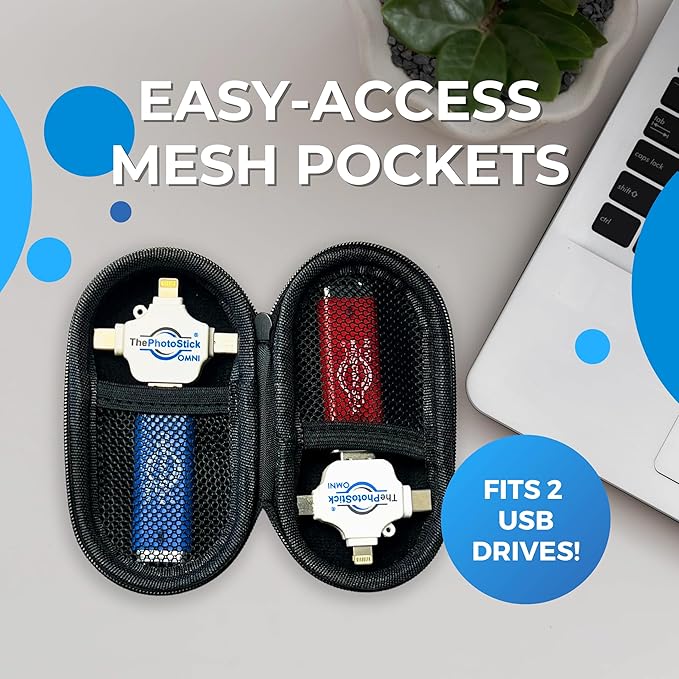 ThePhotoStick® Omni 256GB + Protective Case | Secure Photo & Video Backup and - Image 7
