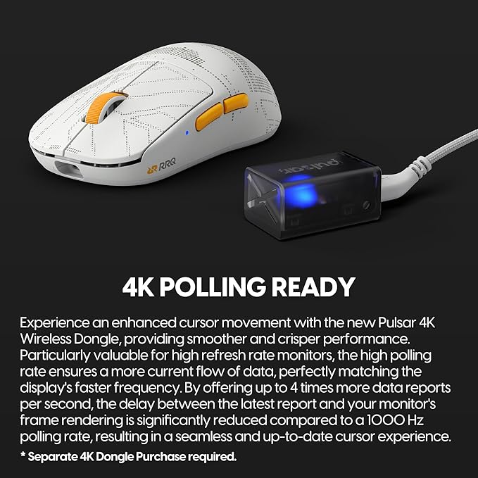Pulsar x RRQ X2H Mini Wireless Gaming Mouse, Limited Color Edition, Ultra - Image 8