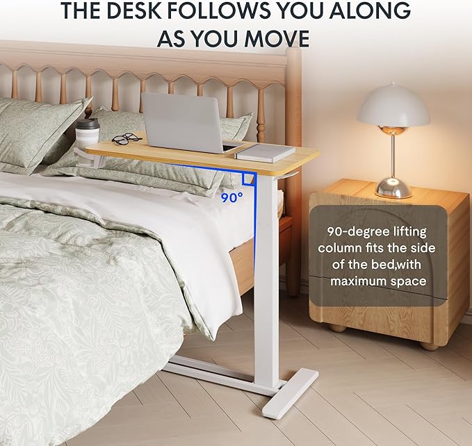 FLEXISPOT H7 Adjustable Overbed Bedside Table - Image 4