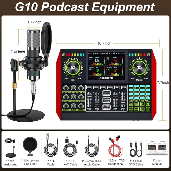G10 podcast equipment bundled - Image 8