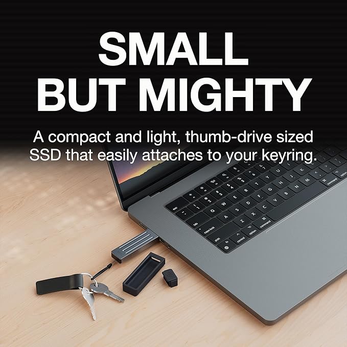 Seagate Ultra Compact 1TB, Portable SSD, USB 3.2 Gen2, IP54 Water Dust and 3m - Image 5