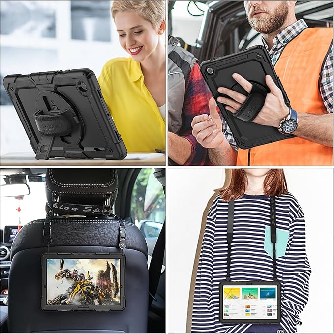 SEYMAC stock Case for Samsung Galaxy Tab A8 10.5'', Full-Body Drop Protection - Image 3