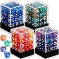 144 Pieces 12mm 6 Sided Mini Dice Set by Foilswirl