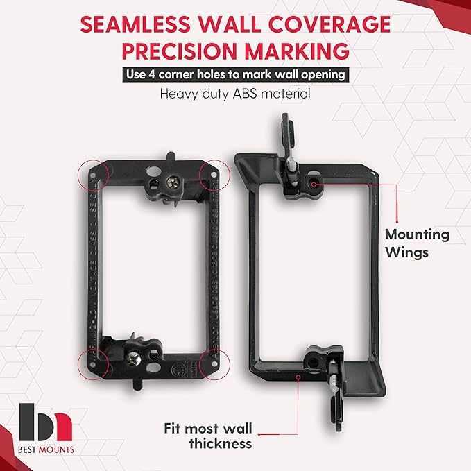 2 Pack Wall Plate Cable Pass Through - Image 3