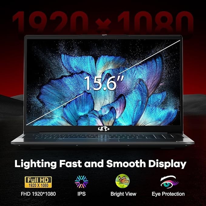 NIMO 15.6" IPS FHD-Gaming-Laptop, AMD Ryzen 5 6600H 6-Cores 660M GPU 64GB DDR5 - Image 5