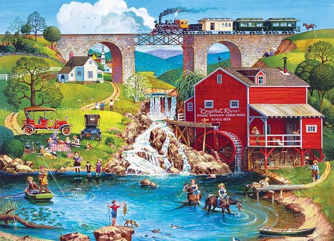 MasterPieces - 500 Piece Jigsaw Puzzle, Large EZ Grip Shapes, Labor Day - Image 7