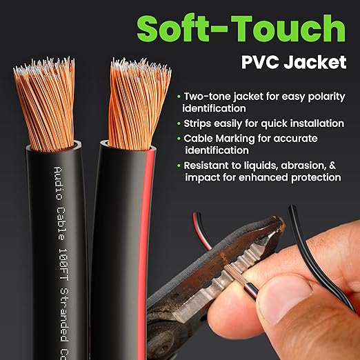 GEARit Speaker Wire 14 Gauge, Speaker Cable 500ft - Image 2