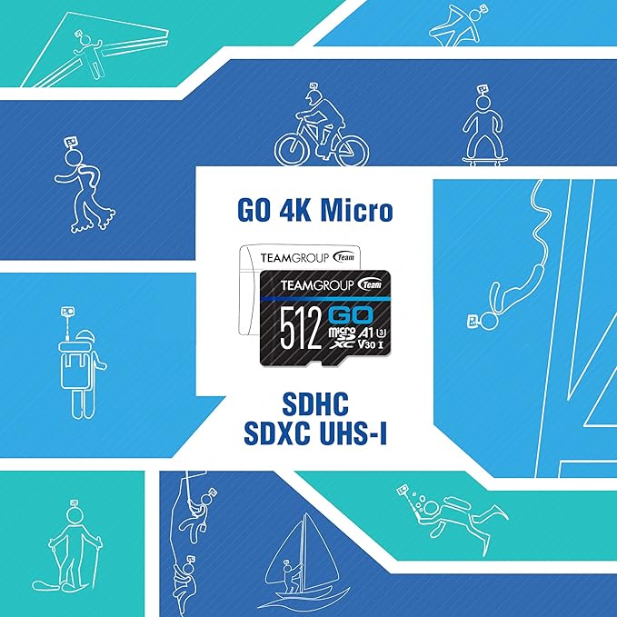 TEAMGROUP GO Card 512GB Micro SDXC UHS-I U3 V30 4K, R/W up to 100/90 MB/s - Image 5