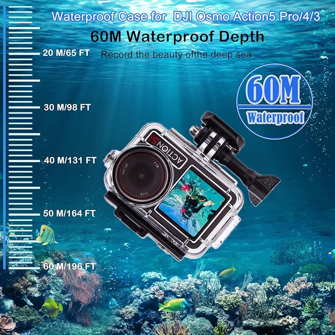 Waterproof Case for DJI Osmo Action 5 Pro/4/3 - Image 2