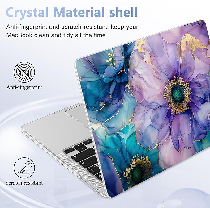 Case for MacBook Pro 13 inch with/Without Touch Bar, Hard Shell + Keyboard - Image 6