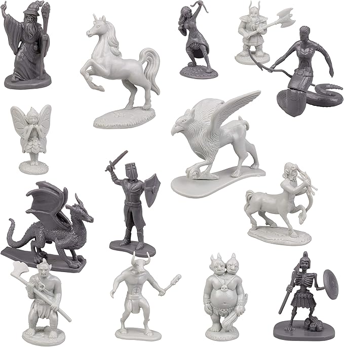 Monster Fantasy Creature Mini Action Figure Playset - Image 2