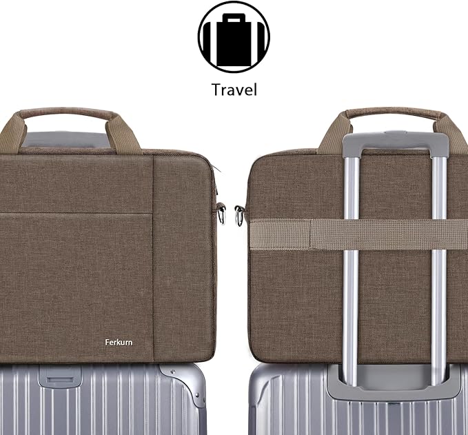 Ferkurn Laptop Bag Case for Women Men Computer Bag Compatible - Image 3