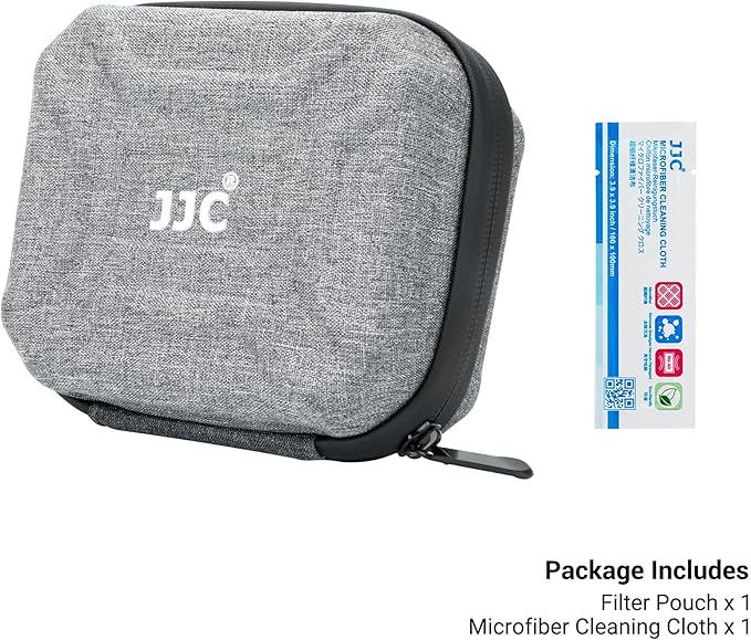 JJC 10 Pockets Hard Shell Lens Filter Bag Up to 95mm, Water Resistant & - Image 8