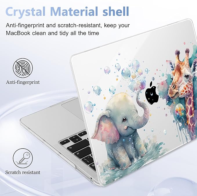 Case for MacBook Pro 13 inch with/Without Touch Bar, Hard Shell + Keyboard - Image 6