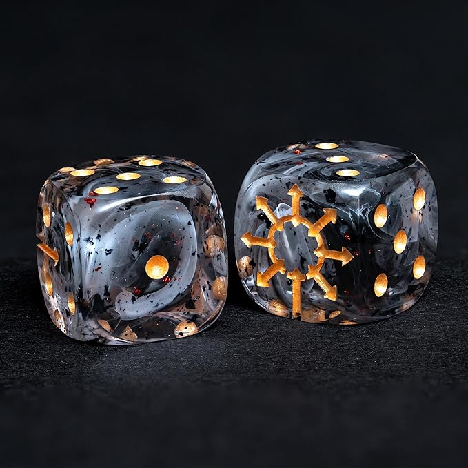 Chaos D6 Dice Set – 10 x 16mm Resin Dice - Image 4