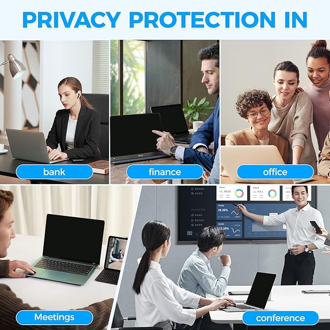 Magnetic Laptop Privacy Screen Filter 13.3 inch - Image 7