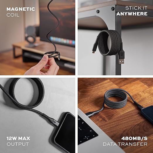 Statik MagStack USB A to iPhone Cable MFi Certified, Clutter-Free Magnetic - Image 7