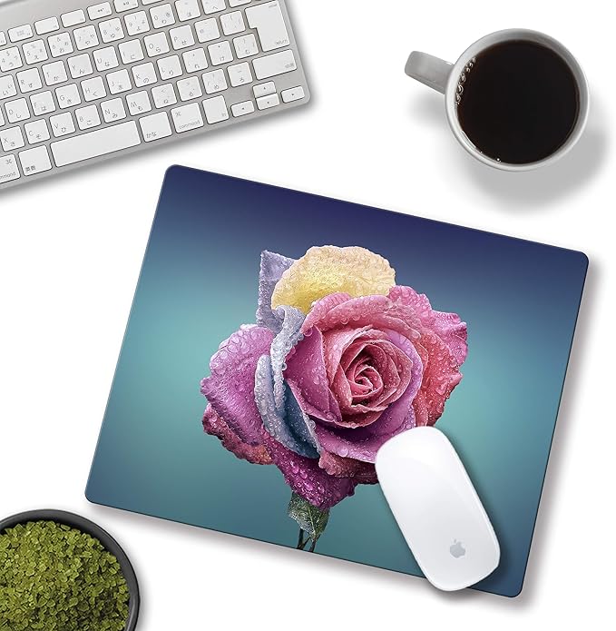 Colorful Rose Mousepad Computer Mouse pad - Image 7