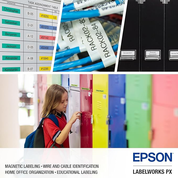 LABELWORKS Epson LW-PX750 Industrial Label Maker Kit - Image 8